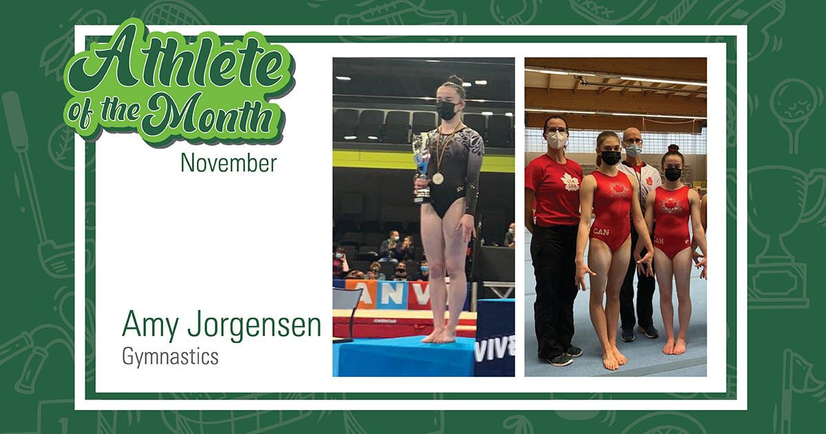 Canadian Junior gymnast Amy Jorgensen earns November Athlete of the Month