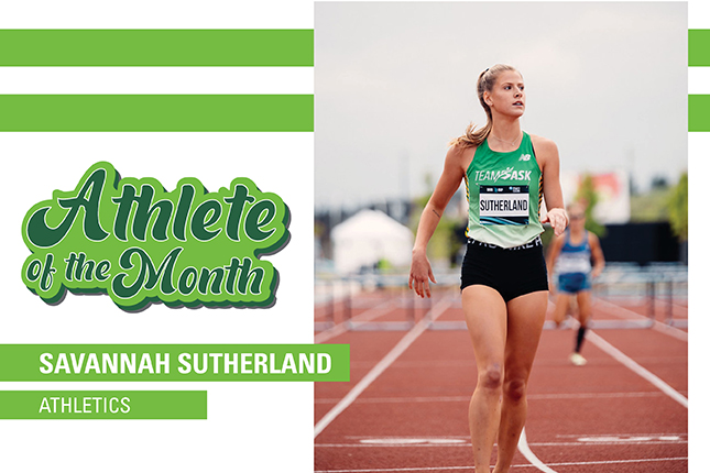 Sutherland breaks record and lands June Athlete of the Month honours 