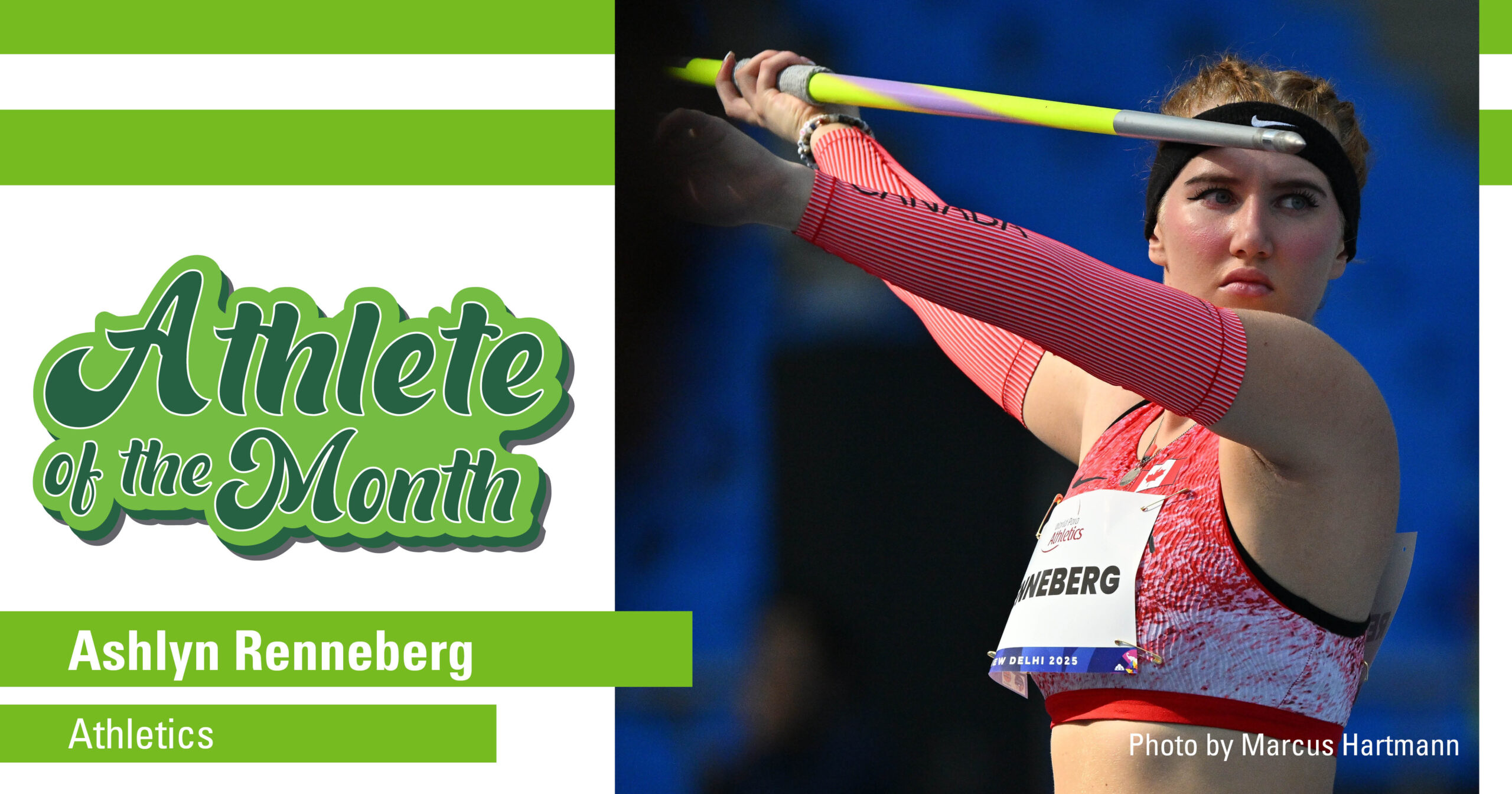 Renneberg sets records to land September Athlete of the Month honours